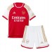 Camiseta Arsenal Fabio Vieira #21 Primera Equipación Replica 2023-24 para niños mangas cortas (+ Pantalones cortos)